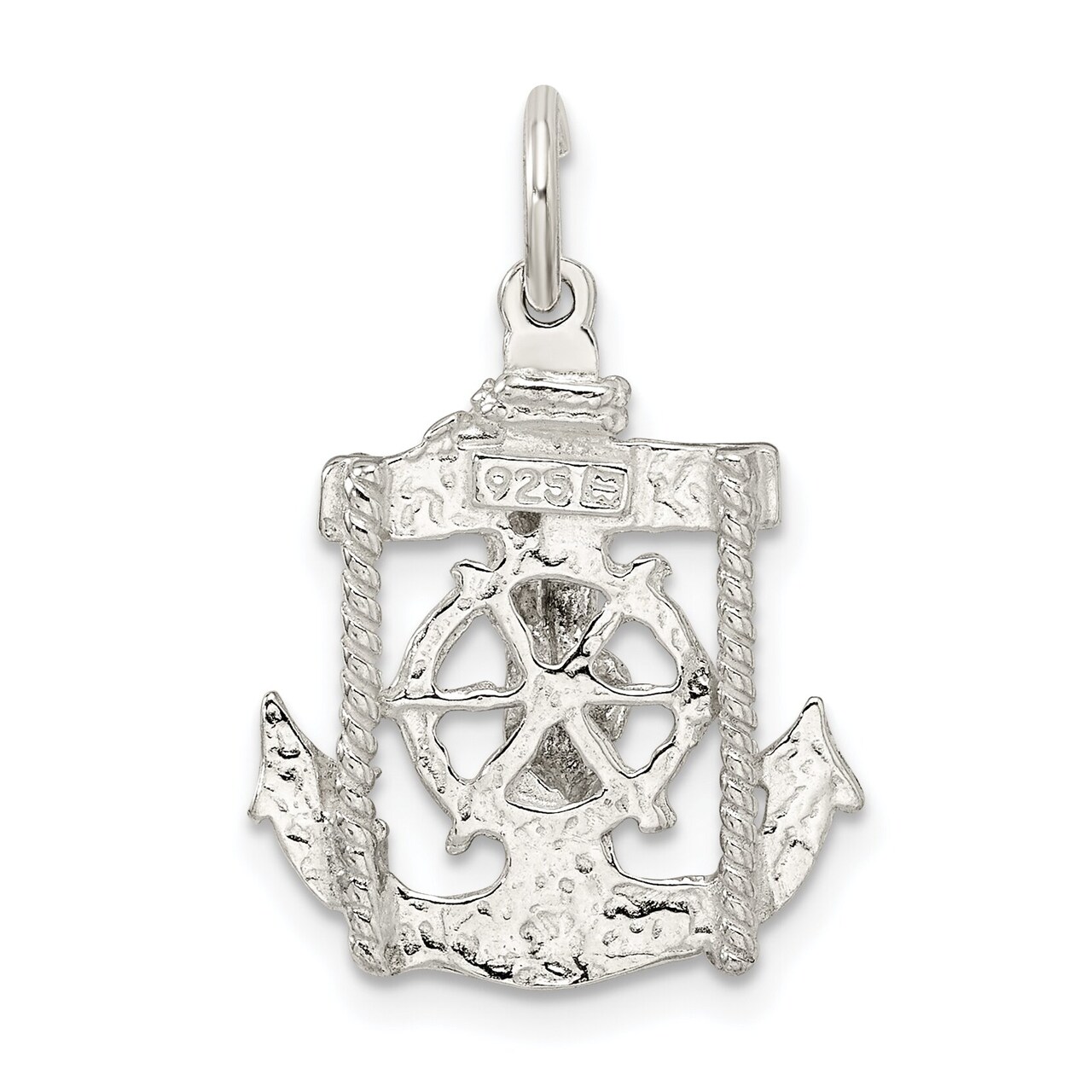 Sterling Silver Mariners Cross Charm Pendant Jewelry 25mm x 16mm